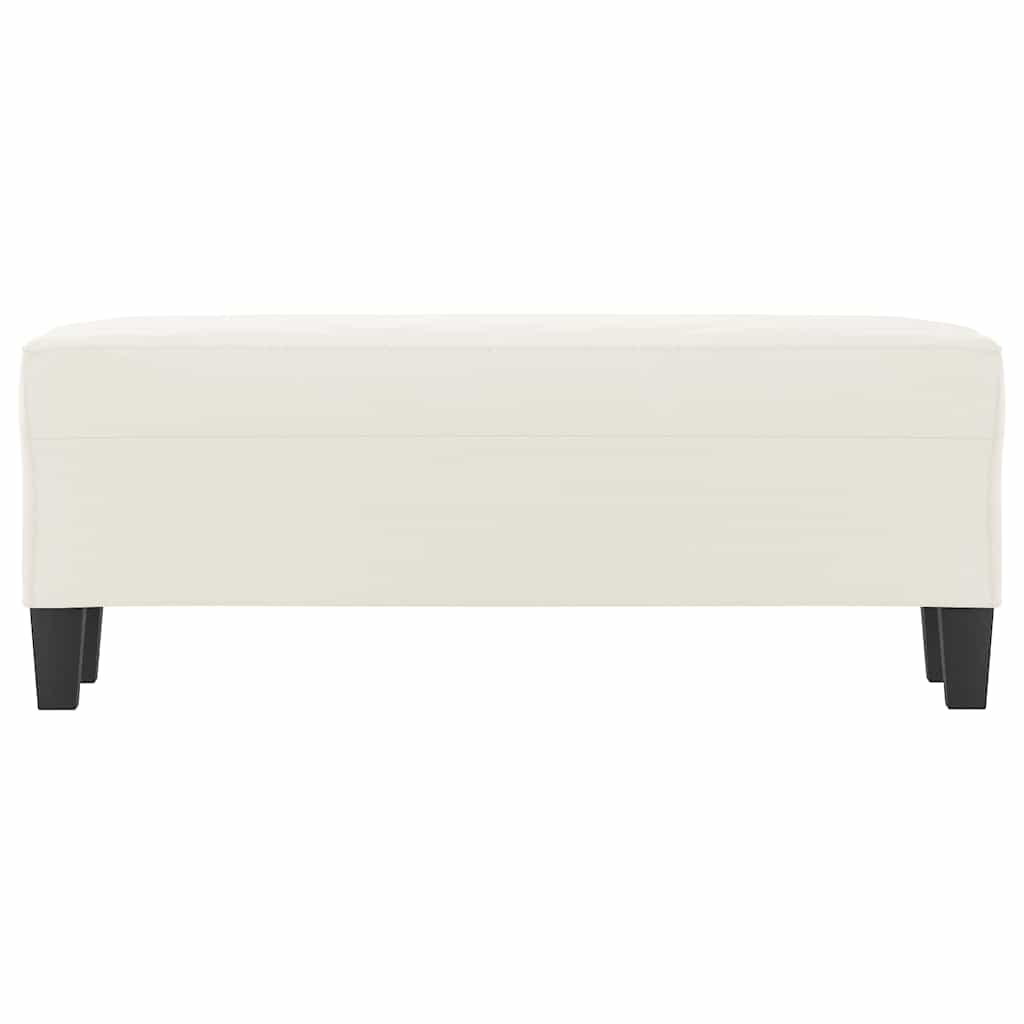 Vidaxl bankje 100x35x41 cm microvezelstof beige