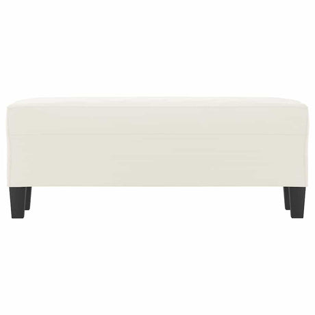 Vidaxl bankje 100x35x41 cm microvezelstof beige