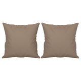 Vidaxl sierkussens 2 st 40x40 cm microvezelstof taupe