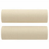 Vidaxl sierkussens 2 st 15x50 cm stof crèmekleurig