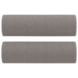 Vidaxl sierkussens 2 st 15x50 cm stof taupe