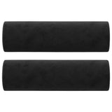 Vidaxl sierkussens 2 st 15x50 cm fluweel zwart