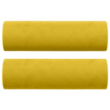 Vidaxl sierkussens 2 st 15x50 cm fluweel geel