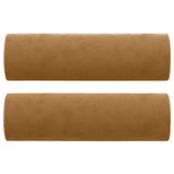 Vidaxl sierkussens 2 st 15x50 cm fluweel bruin