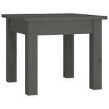 Vidaxl salontafel 35x35x30 cm massief grenenhout grijs