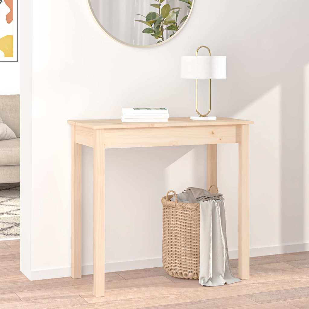 Vidaxl wandtafel 80x40x75 cm massief grenenhout