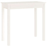 Vidaxl wandtafel 80x40x75 cm massief grenenhout wit