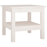 Vidaxl salontafel wit 45x45x40 cm massief grenenhout