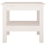 Vidaxl salontafel wit 45x45x40 cm massief grenenhout