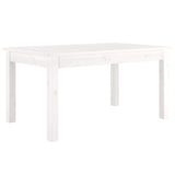 Vidaxl salontafel 80x50x40 cm massief grenenhout wit