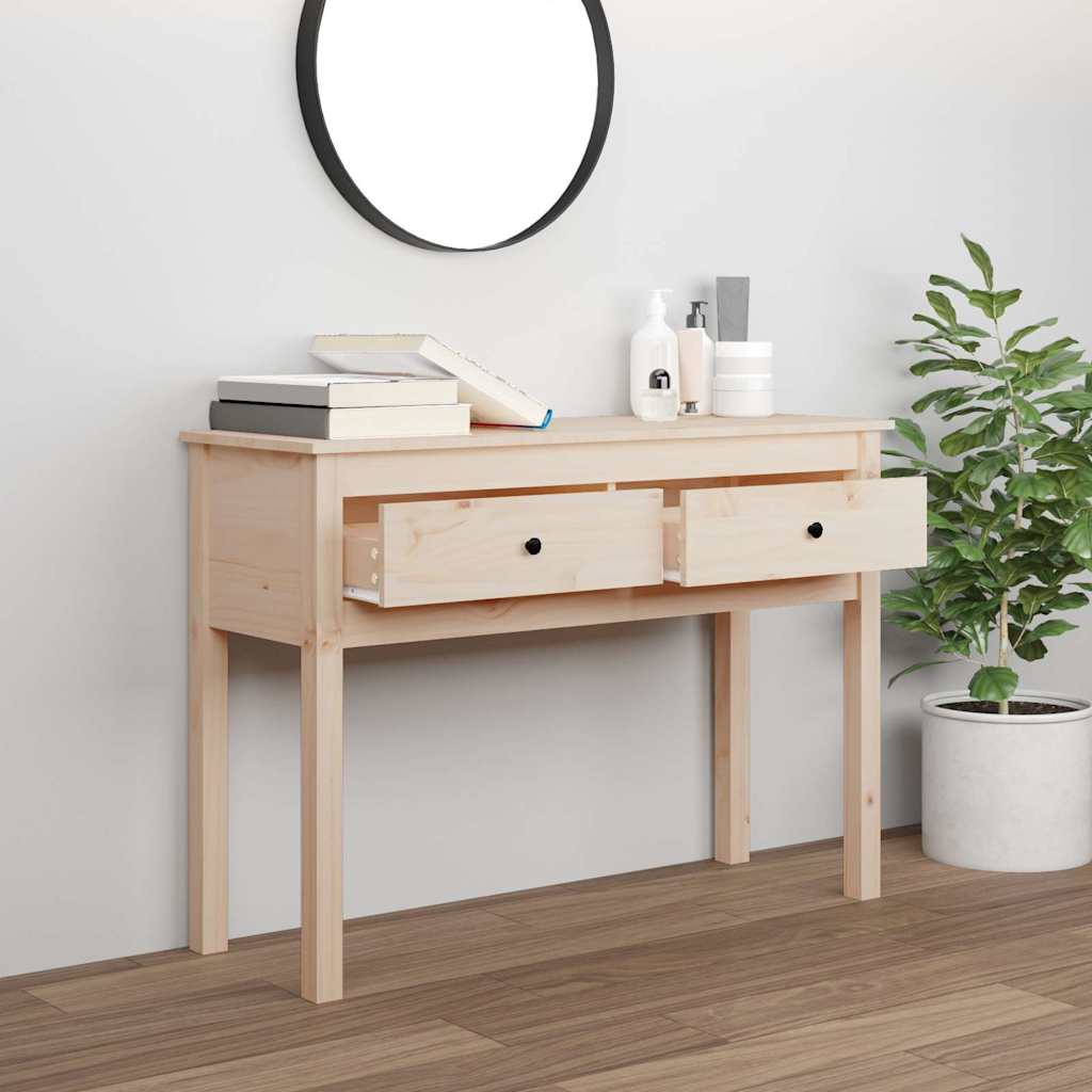 Vidaxl wandtafel 100x35x75 cm massief grenenhout