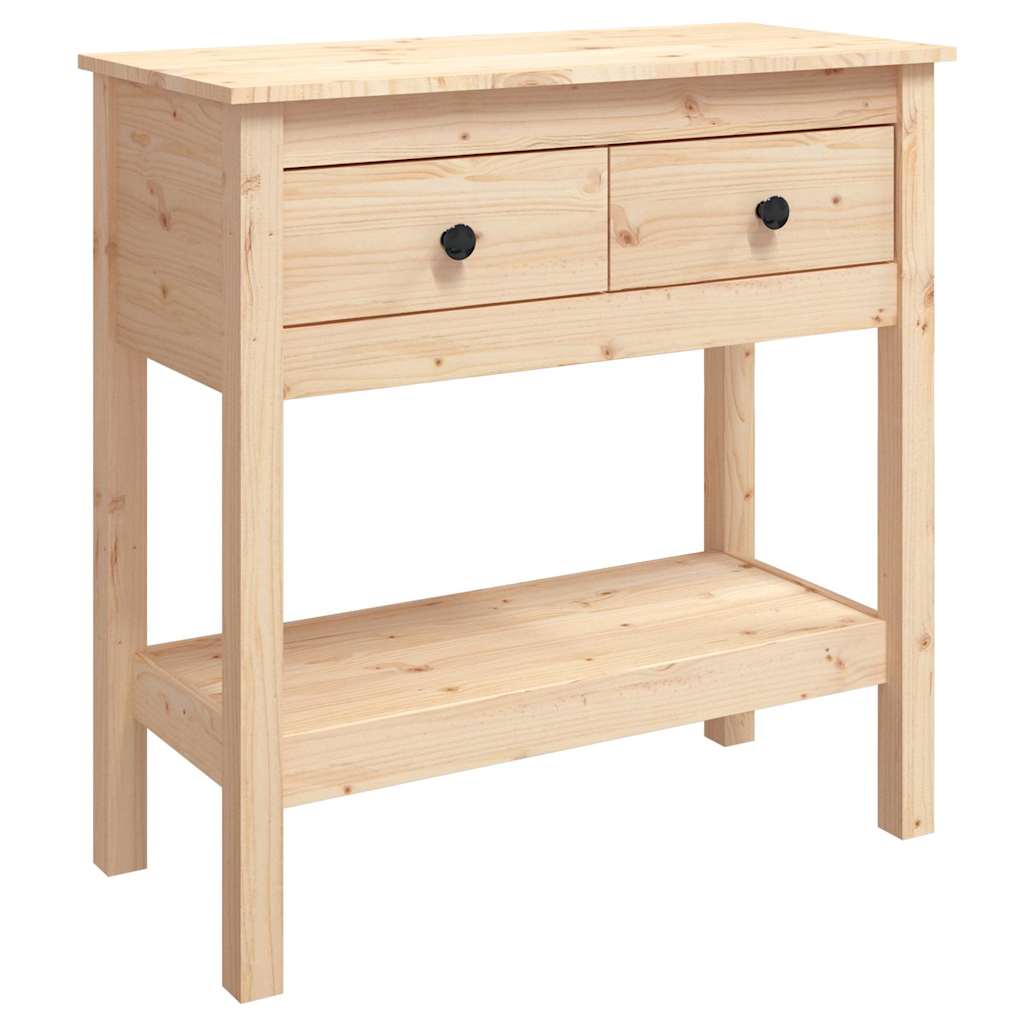 Vidaxl wandtafel 75x35x75 cm massief grenenhout