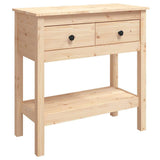 Vidaxl wandtafel 75x35x75 cm massief grenenhout