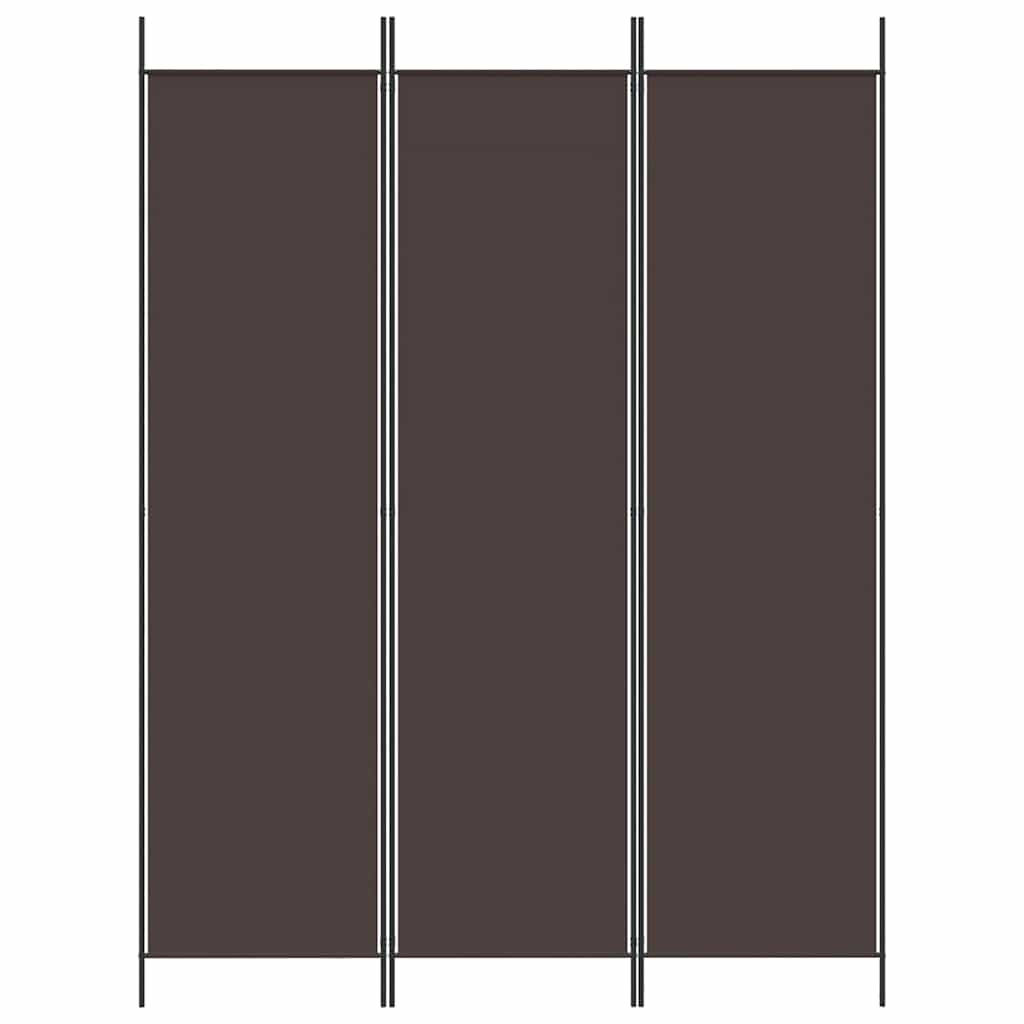 Vidaxl kamerscherm met 3 panelen 150x200 cm stof bruin