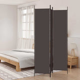 Vidaxl kamerscherm met 3 panelen 150x220 cm stof bruin