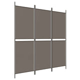 Vidaxl kamerscherm met 3 panelen 150x200 cm stof antracietkleurig