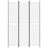 Vidaxl kamerscherm met 3 panelen 150x220 cm stof wit