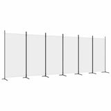 Vidaxl kamerscherm met 6 panelen 520x180 cm stof wit