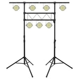 Vidaxl lichtstatief 238x115x(180-300) cm staal