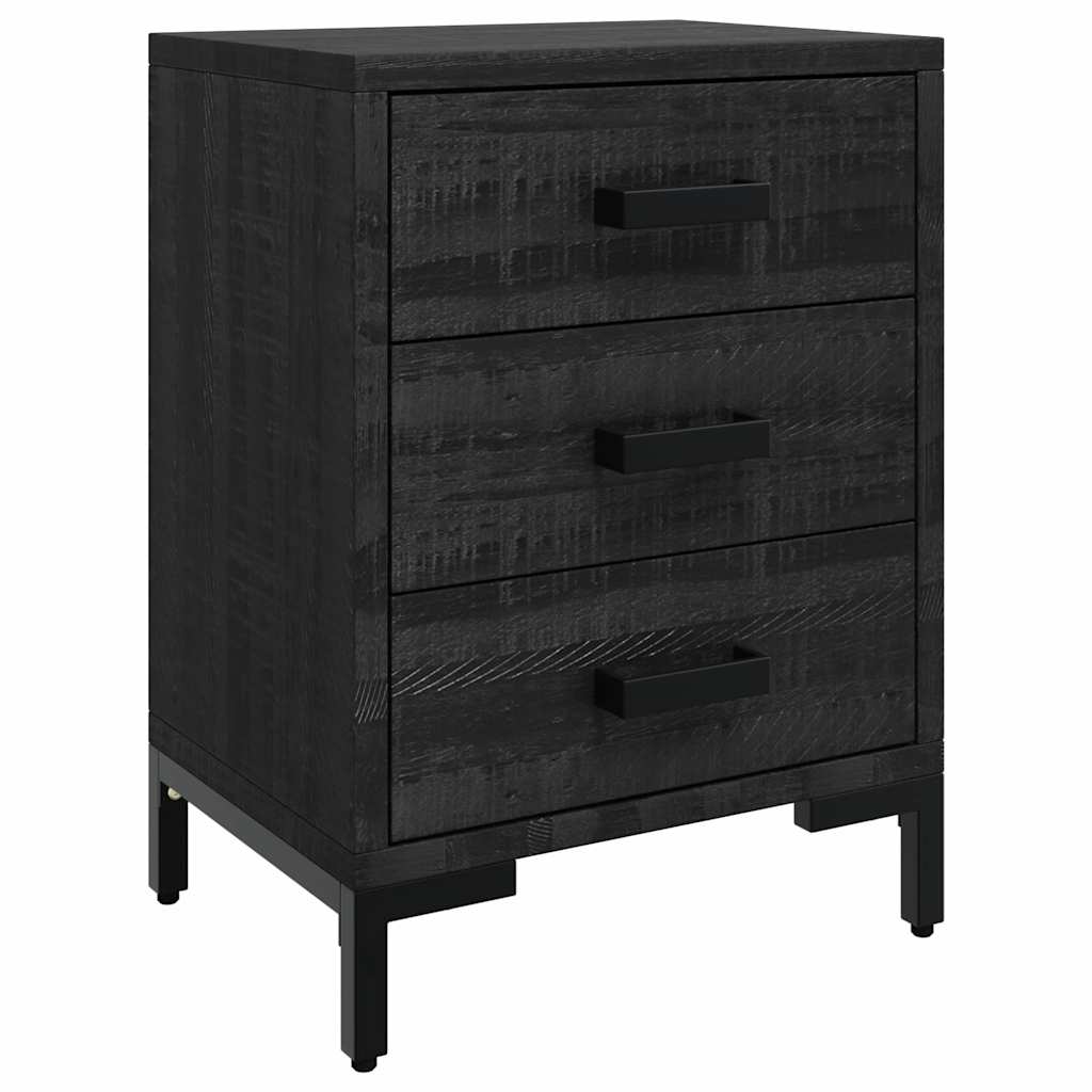 Vidaxl nachtkastje 40x30x55 cm gerecycled massief grenenhout