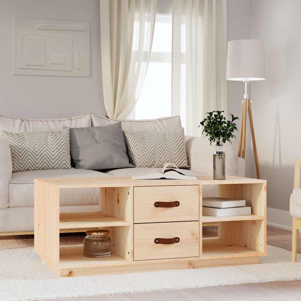 Vidaxl salontafel 100x50x41 cm massief grenenhout