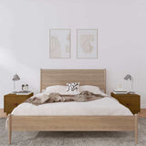 Vidaxl nachtkastjes 2 st 40x34x55 cm massief grenenhout honingbruin