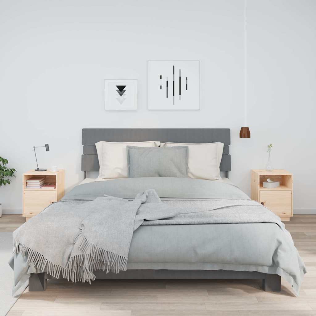 Vidaxl nachtkastjes 2 st 40x34x55 cm massief grenenhout