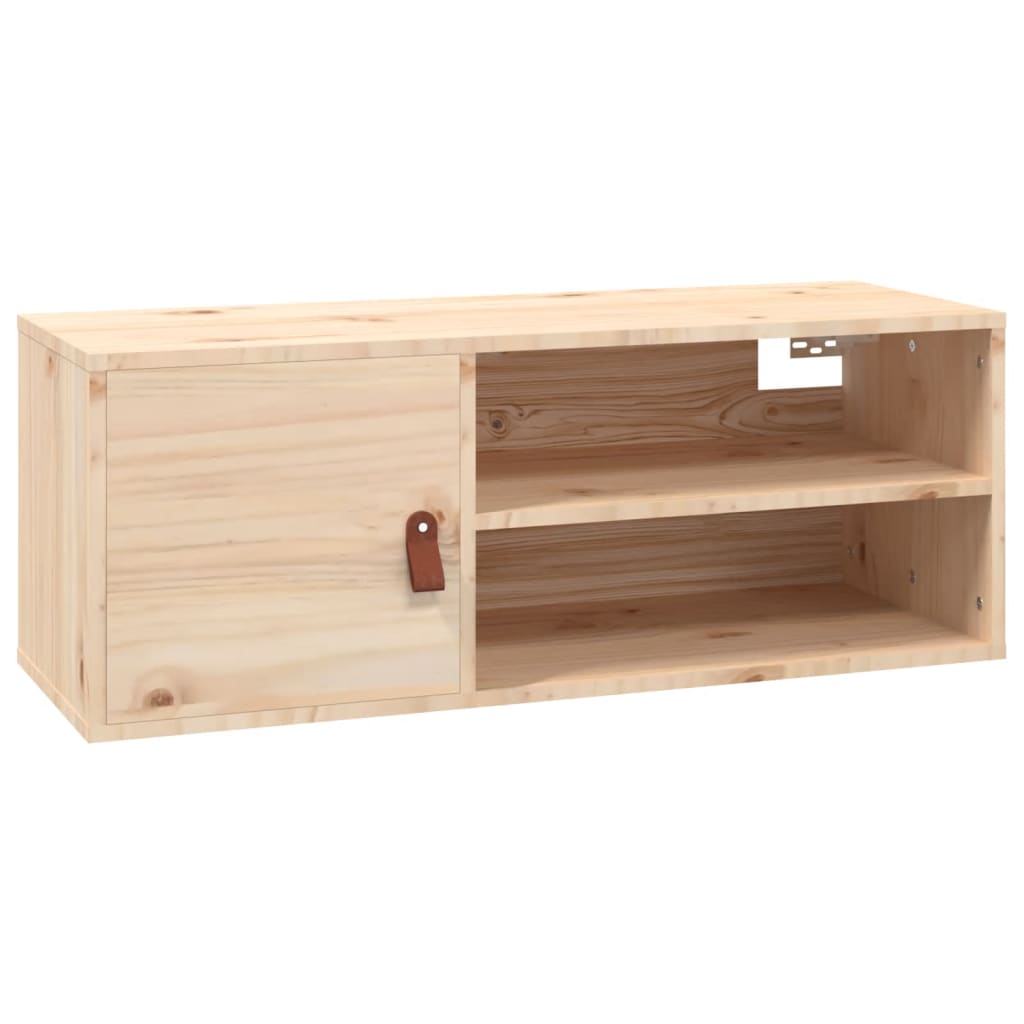 Vidaxl wandkast 80x30x30 cm massief grenenhout