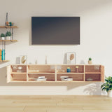Vidaxl wandkasten 2 st 80x30x30 cm massief grenenhout