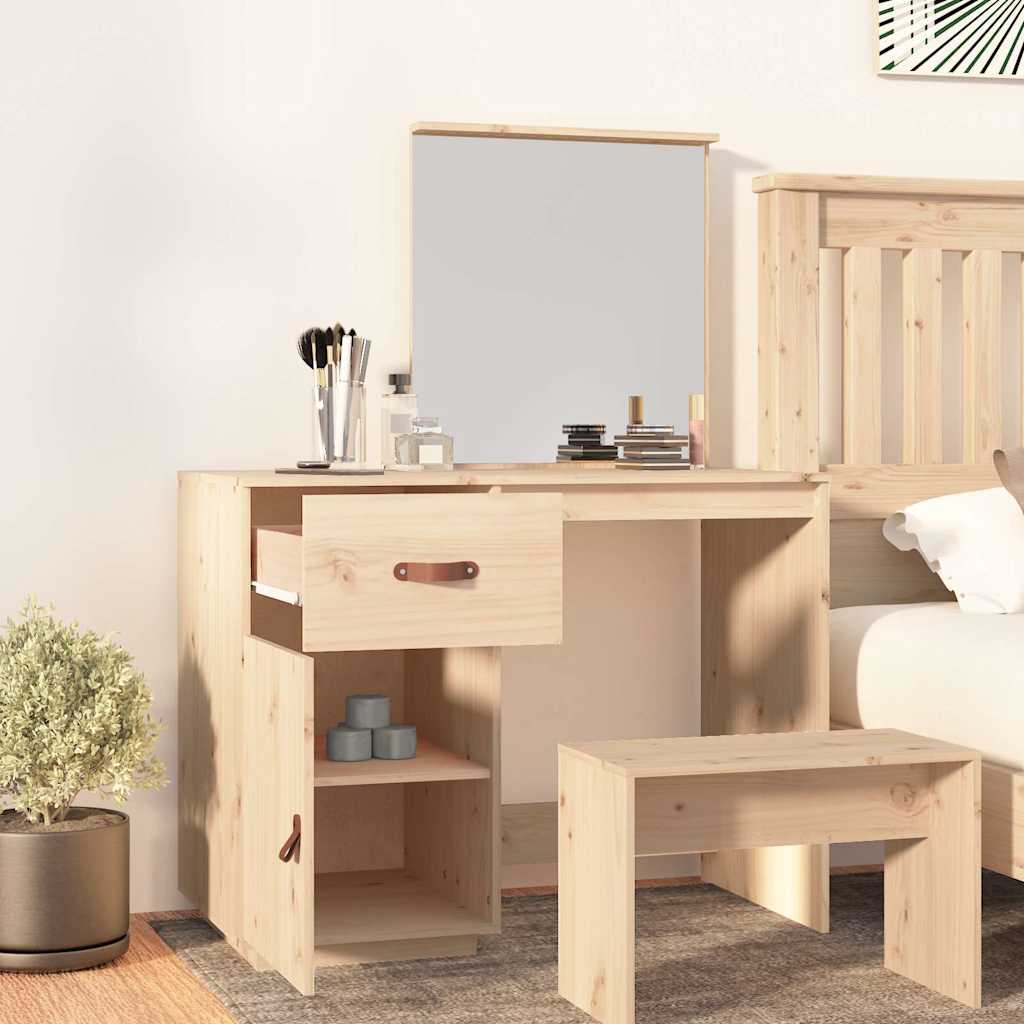 Vidaxl kaptafel 95x50x134 cm massief grenenhout