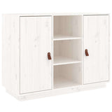Vidaxl dressoir 100x40x75 cm massief grenenhout wit