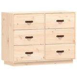 Vidaxl dressoir 100x40x75 cm massief grenenhout