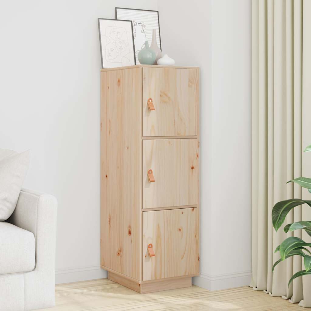 Vidaxl hoge kast 34x40x108,5 cm massief grenenhout