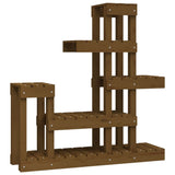 VidaXL Plantenstandaard 92x25x97 cm massief grenenhout honingbruin