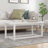 Vidaxl salontafel 110x55x45 cm massief grenenhout wit