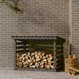 Vidaxl haardhoutrek 108x73x79 cm massief grenenhout grijs