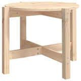Vidaxl salontafel ø 62,5x45 cm massief grenenhout