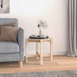 Vidaxl salontafel ø 52,5x45 cm massief grenenhout