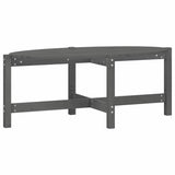 Vidaxl salontafel 118x63x45 cm massief grenenhout grijs