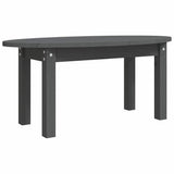 Vidaxl salontafel 80x40x35 cm massief grenenhout grijs