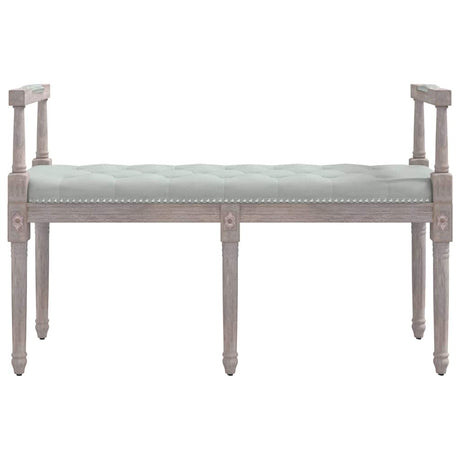 Vidaxl bankje 110x40x70 cm fluweel lichtgrijs