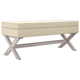 Vidaxl opbergkruk 110x45x49 cm linnen