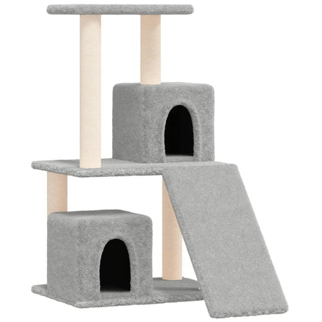 Vidaxl kattenmeubel met sisal krabpalen 82 cm lichtgrijs