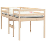 Vidaxl hoogslaper massief grenenhout 75x190 cm