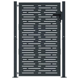 Vidaxl poort 100x150 cm met vierkant staal antracietkleurig