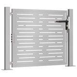 Vidaxl poort vierkant 100x100 cm cortenstaal