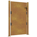 VidaXL Poort 105x155 cm cortenstaal