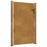 Vidaxl poort 100x150 cm cortenstaal