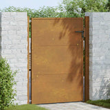 Vidaxl poort 100x150 cm cortenstaal