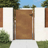 Vidaxl poort 100x150 cm cortenstaal